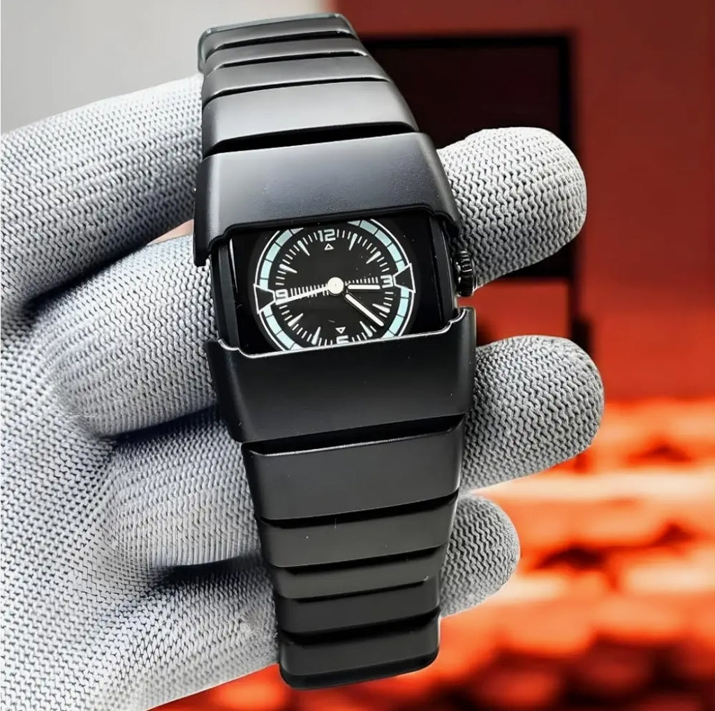 Xenton Stylish Silver Analog Watch For Men Rectangle Dial Premium Metal Strap Trendy Fashion Casual Wrist Watch