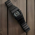 Xenton Stylish Silver Analog Watch For Men Rectangle Dial Premium Metal Strap Trendy Fashion Casual Wrist Watch