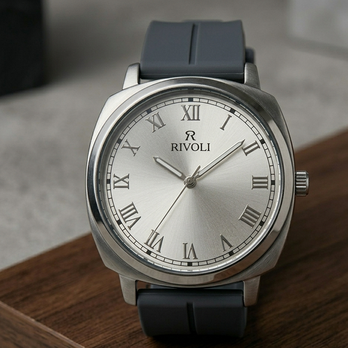 Octa Bold - Dial Analog Quartz Movement Watch With Silicone Strap Magnetic Lock